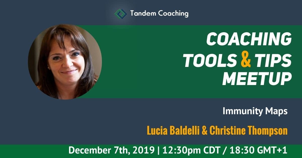 Coaching Tools & Tips - Lucia Baldelli and Christine Thompson