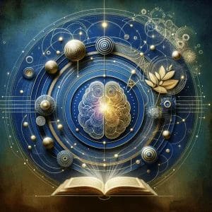 Innovative visual representation of leadership and team coaching, highlighting co-creation, emotional intelligence, learning, and reflection in modern organizations.