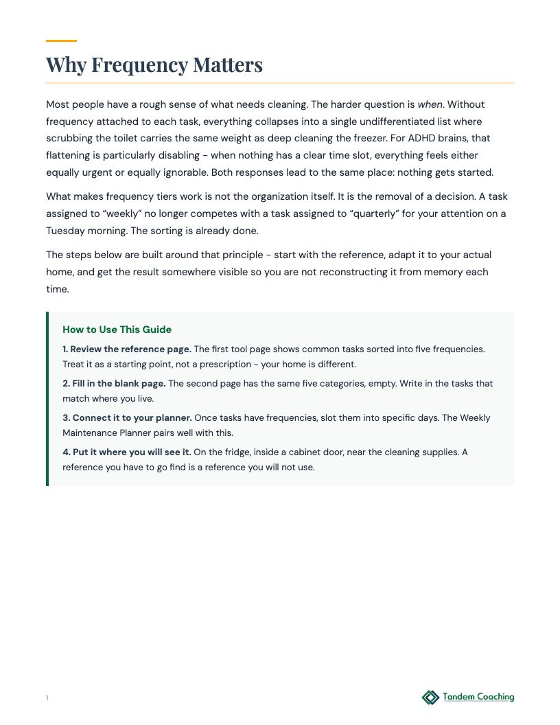 Maintenance Rhythm Guide - preview
