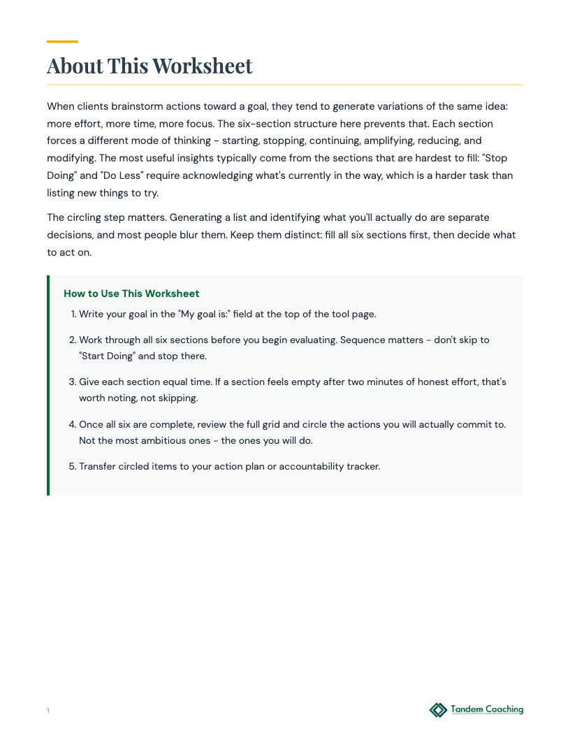 Obstacle Identification & Solutions - preview