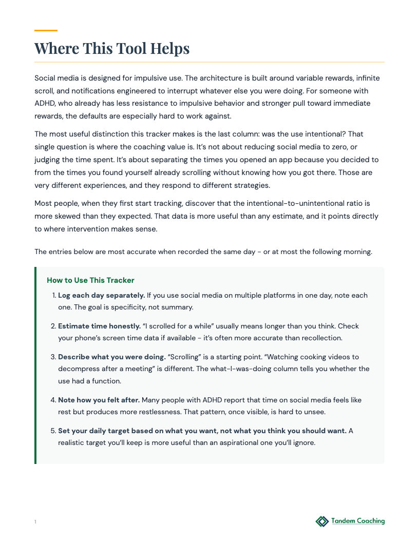 Social Media Tracker - preview