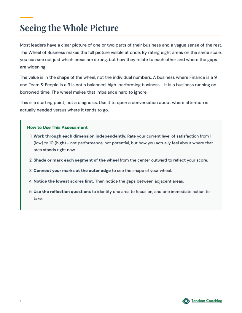 Wheel of Business - preview