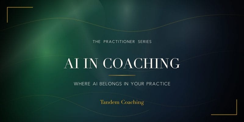 AI for Coaches course splash