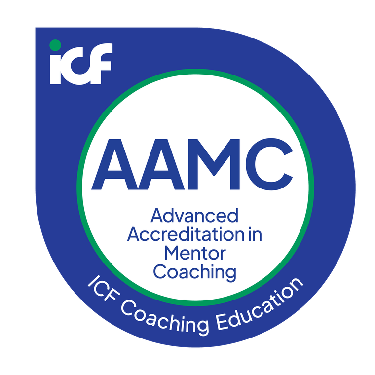 ICF Advanced Accreditation in Mentor Coaching (AAMC) accreditation seal