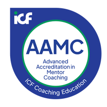 ICF Advanced Accreditation in Mentor Coaching (AAMC) accreditation seal