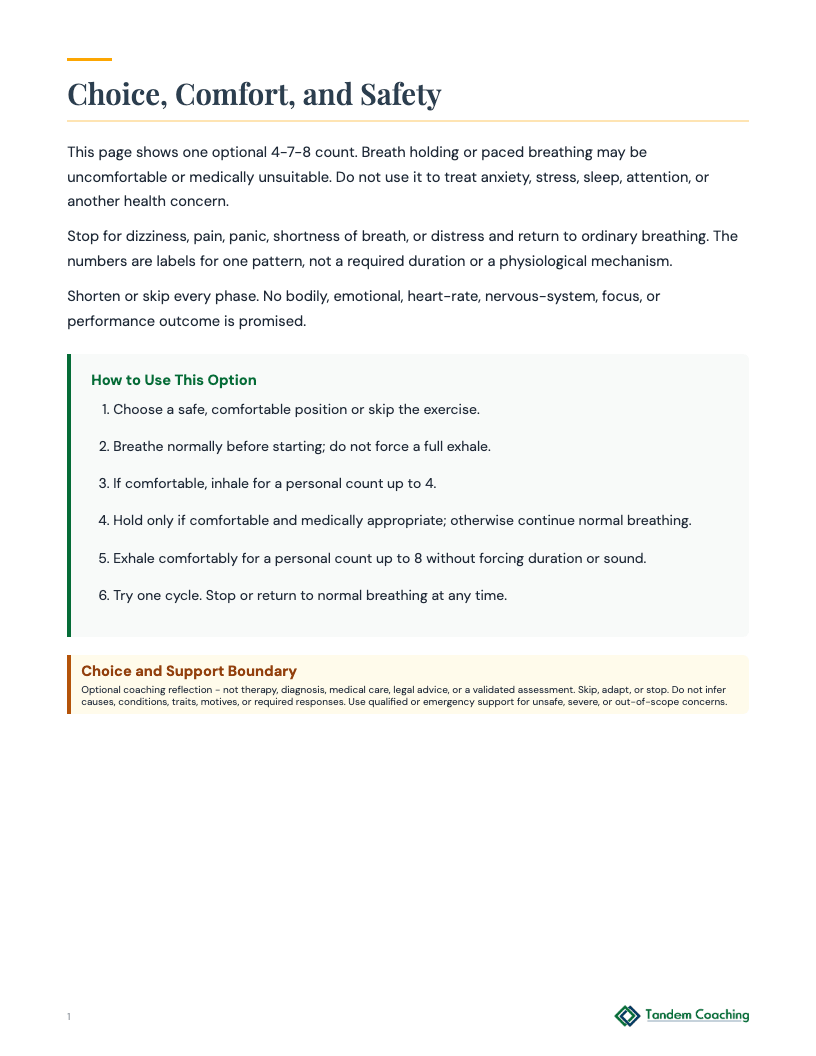 Paced Breathing Option - preview