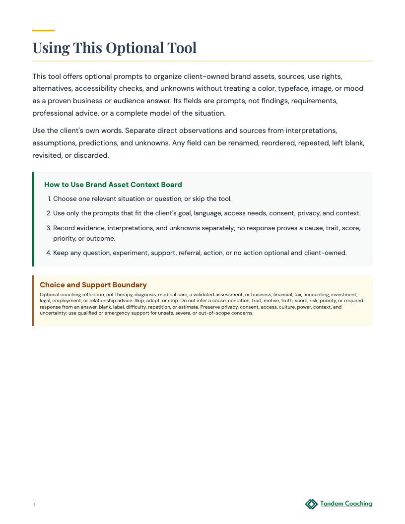 Brand Asset Context Board - preview
