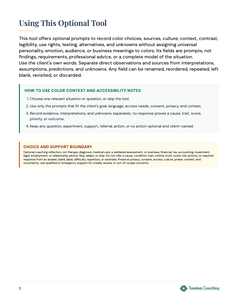 Color Context and Accessibility Notes - preview