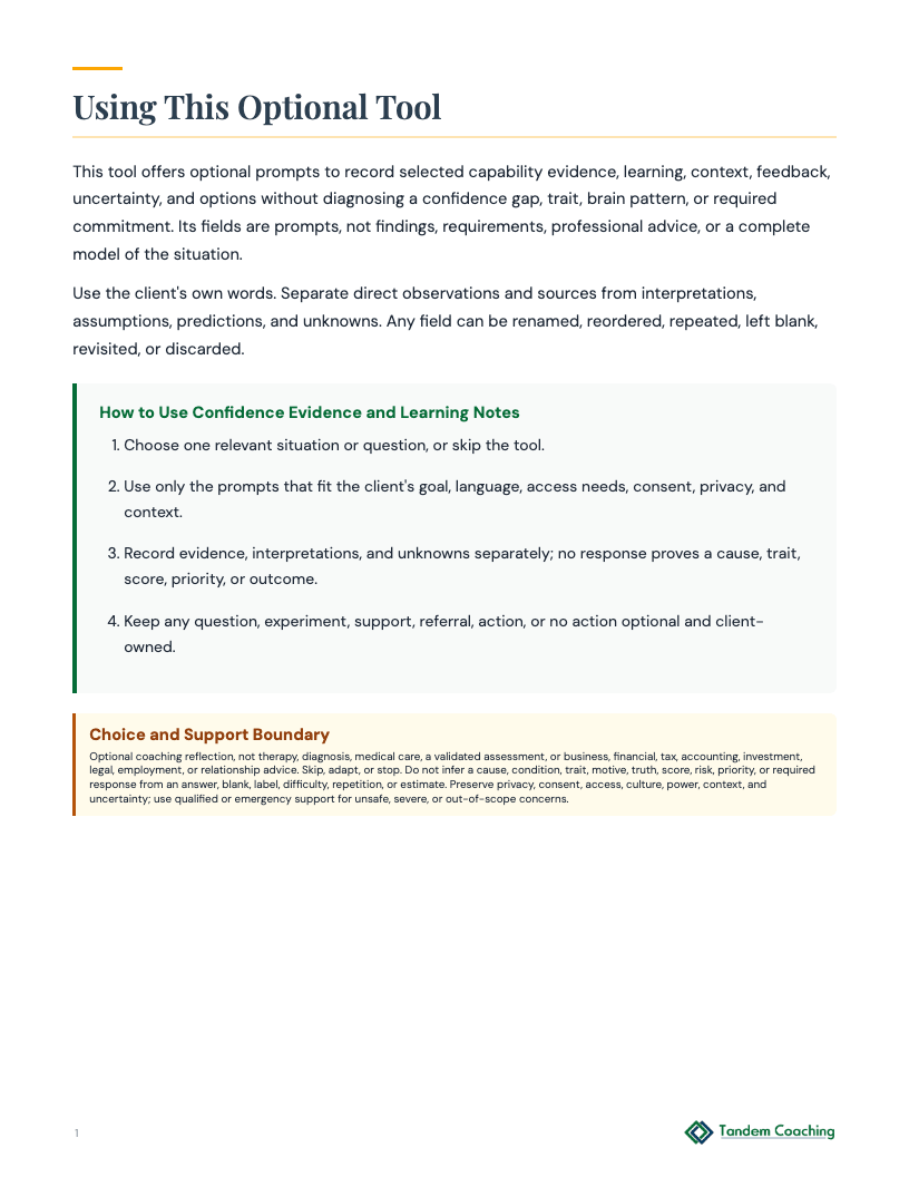 Confidence Evidence and Learning Notes - preview